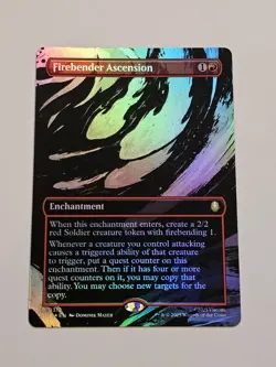Firebender Ascension (Borderless) Avatar: The Last Airbender Foil - Image 1