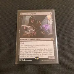 Magic: The Gathering Opposition Agent Commander Legends Rare Black Creature 141 - Image 1