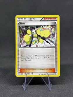 Pokemon TCG Elesa RC20/RC25 Holo BW Legendary Treasures Radiant Collection MP - Image 1