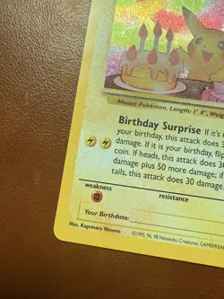 Birthday Pikachu 24 Celebrations Classic Collection Pokemon TCG - Image 3