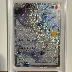 2021 POKEMON CELEBRATIONS CLASSIC COLL #113 FULL ART/RESHIRAM PSA 9 - Image 2