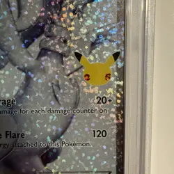 2021 POKEMON CELEBRATIONS CLASSIC COLL #113 FULL ART/RESHIRAM PSA 9 - Image 4