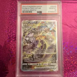 Pokemon Mewtwo VSTAR Crown Zenith Alt Art GG44/GG70 PSA 10 Gem Mint TCG - Image 1