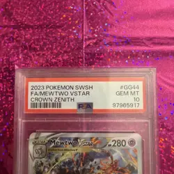 Pokemon Mewtwo VSTAR Crown Zenith Alt Art GG44/GG70 PSA 10 Gem Mint TCG - Image 3