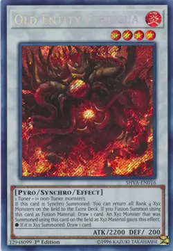 1x (NM) Old Entity Cthugua - SHVA-EN016 - Secret Rare - 1st Edition YuGiOh - Image 1