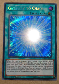 Gateway to Chaos SHVA-EN058 Yu-Gi-Oh! Card Secret Rare 1st Edition - Image 1