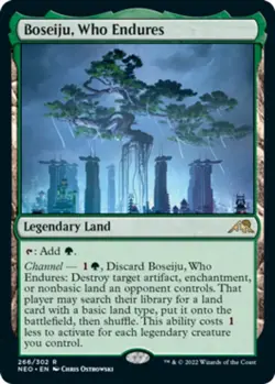 1x Boseiju, Who Endures MTG Kamigawa: Neon Dynasty NM Magic Regular pack fresh - Image 1