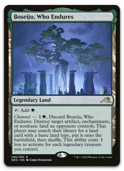 Boseiju, Who Endures #266 (NM) Kamigawa Neon Dynasty NEO Magic MTG - Image 1