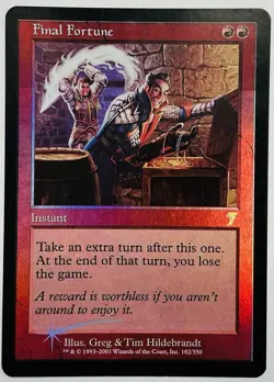 Magic The Gathering - Final Fortune - 7th Edition - Foil - Image 1