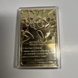 1999 Burger King BK Pokemon 23K Gold Plated Trading Card JigglyPuff - Image 2
