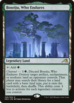 x1 Boseiju, Who Endures NEO MTG 266 RARE M/NM 1x - Image 1