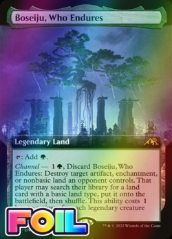 x1 Boseiju, Who Endures NEO MTG 501 FOIL RARE M/NM 1x - Image 1