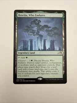 1x MTG Boseiju, Who Endures - Kamigawa: Neon Dynasty (NEO) #266 - Magic - Image 1
