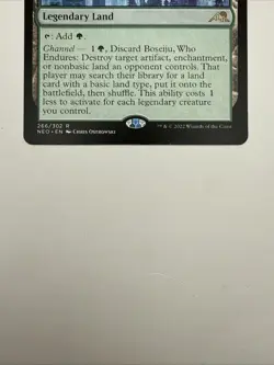 1x MTG Boseiju, Who Endures - Kamigawa: Neon Dynasty (NEO) #266 - Magic - Image 2