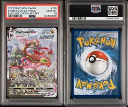 Pokemon 2021 Rayquaza VMAX 218/203 Alt Art Evolving Skies GEM MINT PSA 10 - Image 2