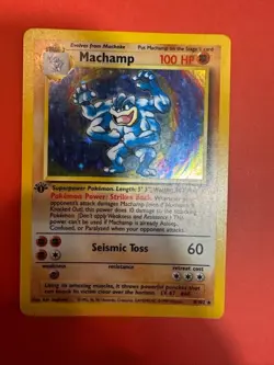 Machamp 008/102 Deck Exclusives Holo 1st Edition Pokemon Card - Image 1