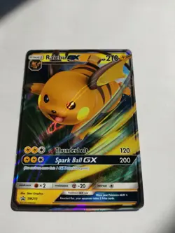 Raichu GX SM Black Star Promo SM213 Holo Promo rare pokemon card - Image 2