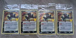 4x SEALED Greninja Gold Star SWSH144 25th Anniversary Celebrations Promo Cards - Image 2