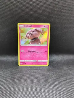 MINT/NM Condition Snubbull 15/18 Holo/Shiny Pokemon Card Detective Pikachu Set - Image 1