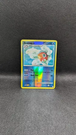 Seaking Reverse Holo / Shiny Pokemon TCG Card 62/130 Diamond & Pearl - Image 1