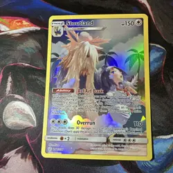 Pokemon TCG - Stoutland Cosmic Eclipse Secret Rare Card 248/236 NM/M Pack Fresh - Image 1