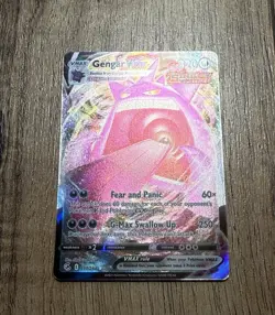 Pokemon Gengar VMAX TCG Card 157/264 SWSH08: Fusion Strike NM - Image 1