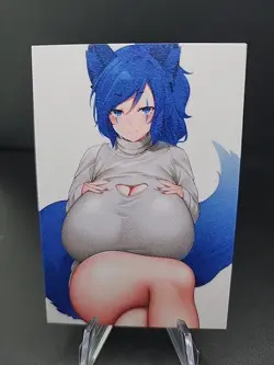 Busty Kitsune Anime Waifu Card Doujin ACG Goddess - Image 2