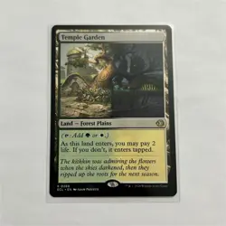 Temple Garden MTG Lorwyn Eclipsed Shock Land Rare Regular #268 NEAR MINT - Image 1