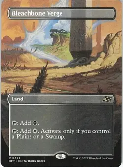Bleachbone Verge #371 Borderless Rare MTG Aetherdrift NM English - Image 1