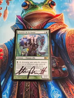 MTG Fauna Shaman (Spanish) - M11 - Signed By Artist LP - Image 1