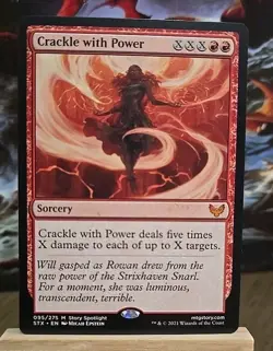 Crackle with Power - MTG - Strixhaven: School of Mages Regular - NM - Image 1