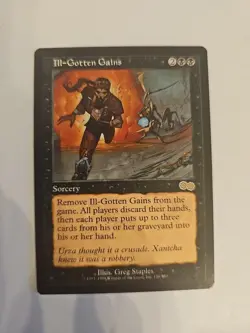 Mtg Urzas Saga Ill-Gotten Gains (Never Played) - Image 1