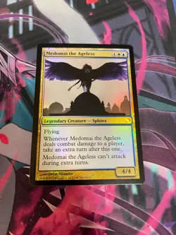 MTG - MEDOMAI THE AGELESS - FOIL - NM - THEROS - MYTHIC - Image 1