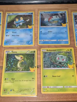 Lot (9) Pokemon Tcg 25th Anniversary McDonald’s Holo Card NM - Image 4