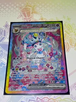 Sylveon ex 156/131 Prismatic Evolutions Special Illustration Rare Pokemon N.mint - Image 2