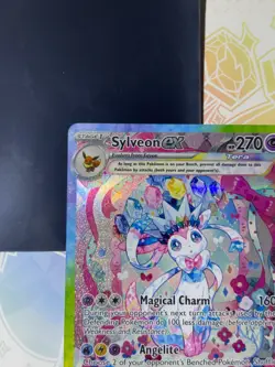 Sylveon ex 156/131 Prismatic Evolutions Special Illustration Rare Pokemon N.mint - Image 3
