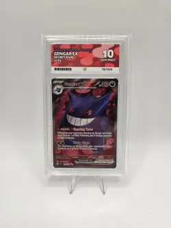 Pokemon TCG Gengar EX 193/162 Temporal Forces ACE 10 Gem Mint - Image 1
