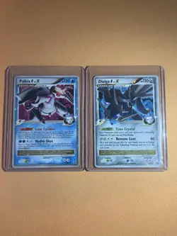 Pokemon TCG Palkia And Dialga G Lvl X Platinum Ultra Rares (Near Mint) - Image 1