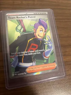 Pokemon Destined Rivals Team Rockets Petrel 226/182 - Full Art Ultra Rare - NM - Image 1