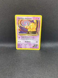 Pokemon TCG Sabrina's Drowzee Gym Heroes 92/132 Regular Unlimited Common - Image 1