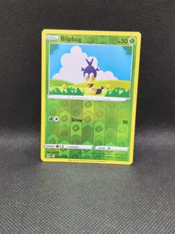 Pokemon TCG Blipbug Sword & Shield - Lost Origin 018/196 Reverse Holo Common - Image 1