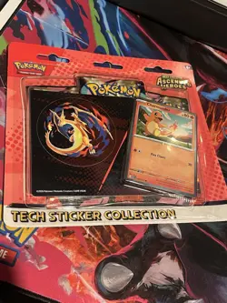 Pokemon Mega Evolution S2.5 Ascended Heroes Tech Sticker - Charmander - IN HAND - Image 1