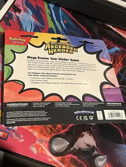 Pokemon Mega Evolution S2.5 Ascended Heroes Tech Sticker - Charmander - IN HAND - Image 2