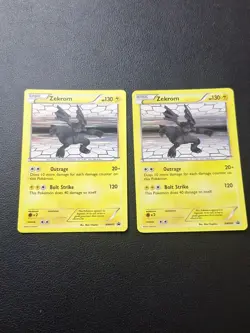 2X LP - Zekrom BW005 Holo - Black & White Black Star Promo - Pokemon TCG - Image 1