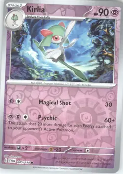 Kirlia Reverse Holo Pokemon tcg SV01: Scarlet & Violet Base Set #085/198 - Image 1