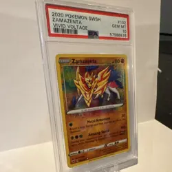 Pokemon Zamazenta 102/185 Vivid Voltage Amazing Rare Holo PSA 10 - Image 5