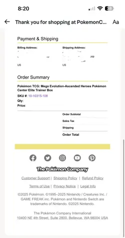 Mega Evolution Ascended Heroes Pokemon Center ETB Elite Trainer Box *PRESALE* - Image 2