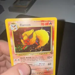 Pokemon TCG Flareon Jungle 3/64 Holo Unlimited Holo Rare - Image 2