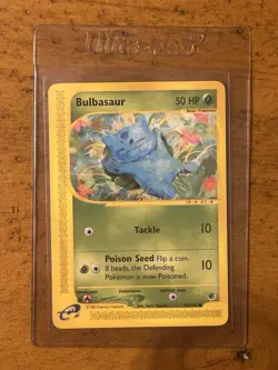 2002 Pokemon Bulbasaur #94/165 Expedition Common TCG Regular Non Holo - Image 1