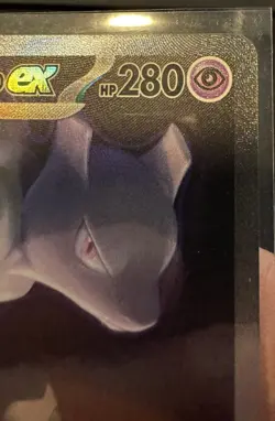 Team Rocket’s Mewtwo Ex 281/217 SIR SECRET Ascended Heroes Pokemon NM In Hand - Image 3